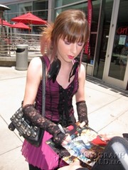 signing photo