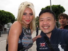 signing photo