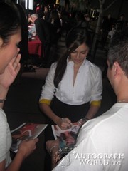 signing photo