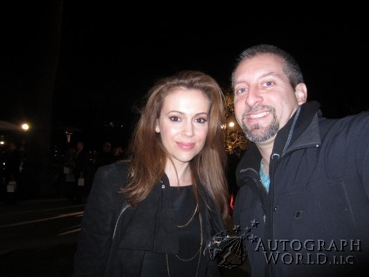 Alyssa Milano autograph