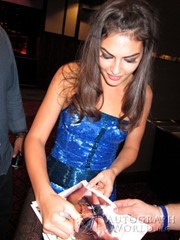 signing photo