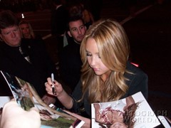 signing photo