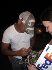 signing photo