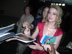 signing photo