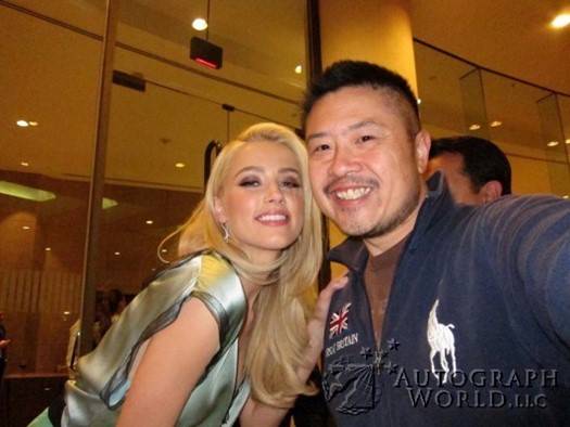 Amber Heard autograph