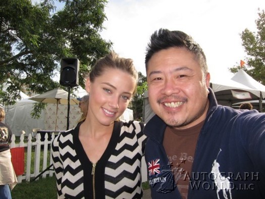 Amber Heard autograph