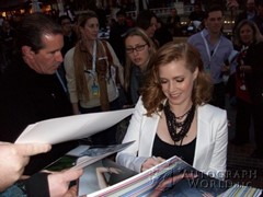 signing photo