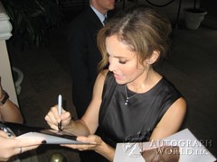 signing photo