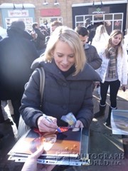 signing photo
