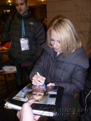 signing photo