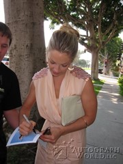 signing photo