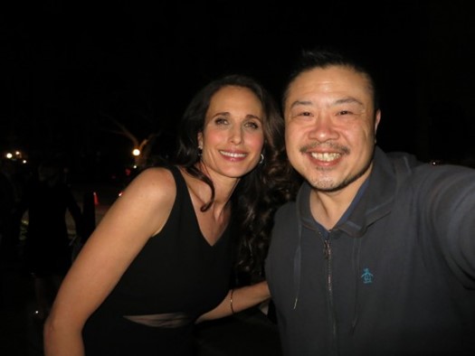 Andie MacDowell autograph