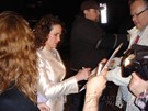 Andie MacDowell signing proof
