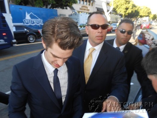 Andrew Garfield autograph