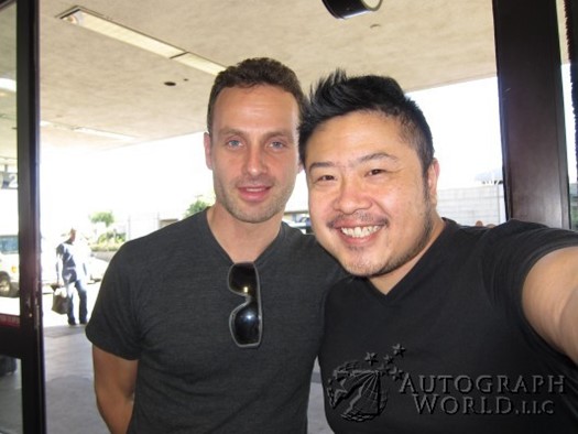 Andrew Lincoln autograph