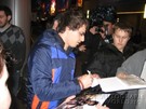 Andy Samberg signing proof