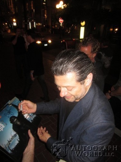 Andy Serkis autograph