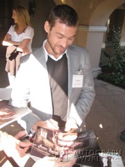 signing photo
