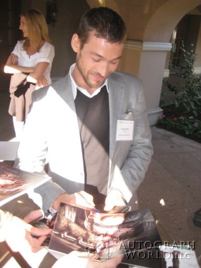 Andy Whitfield autograph