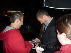 signing photo