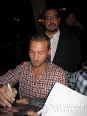 signing photo