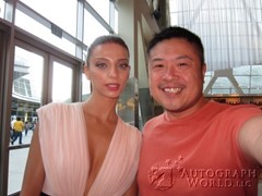 signing photo