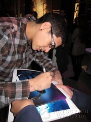 signing photo