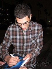 signing photo