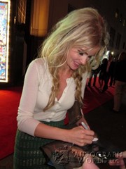 signing photo