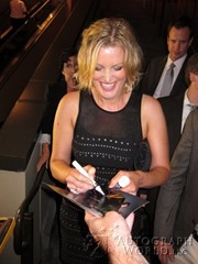 signing photo
