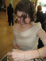 signing photo
