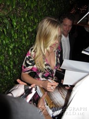signing photo