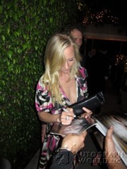 signing photo