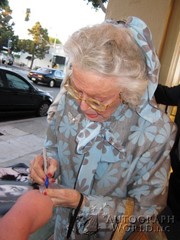 signing photo