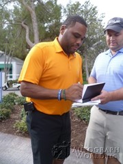 signing photo
