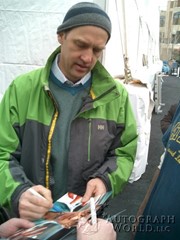 signing photo