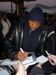 signing photo
