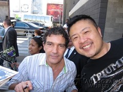 signing photo