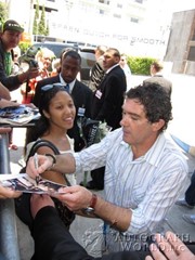 signing photo