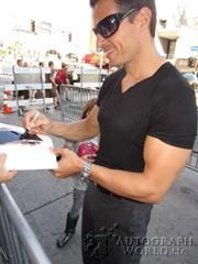 signing photo