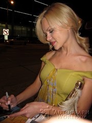 signing photo