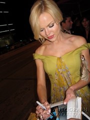 signing photo