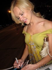 signing photo