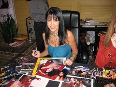 signing photo