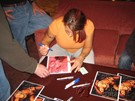 April Hunter signing proof