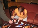 April Hunter signing proof