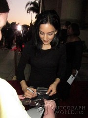 signing photo