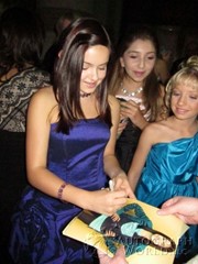 signing photo
