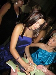 signing photo