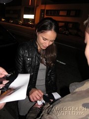 signing photo